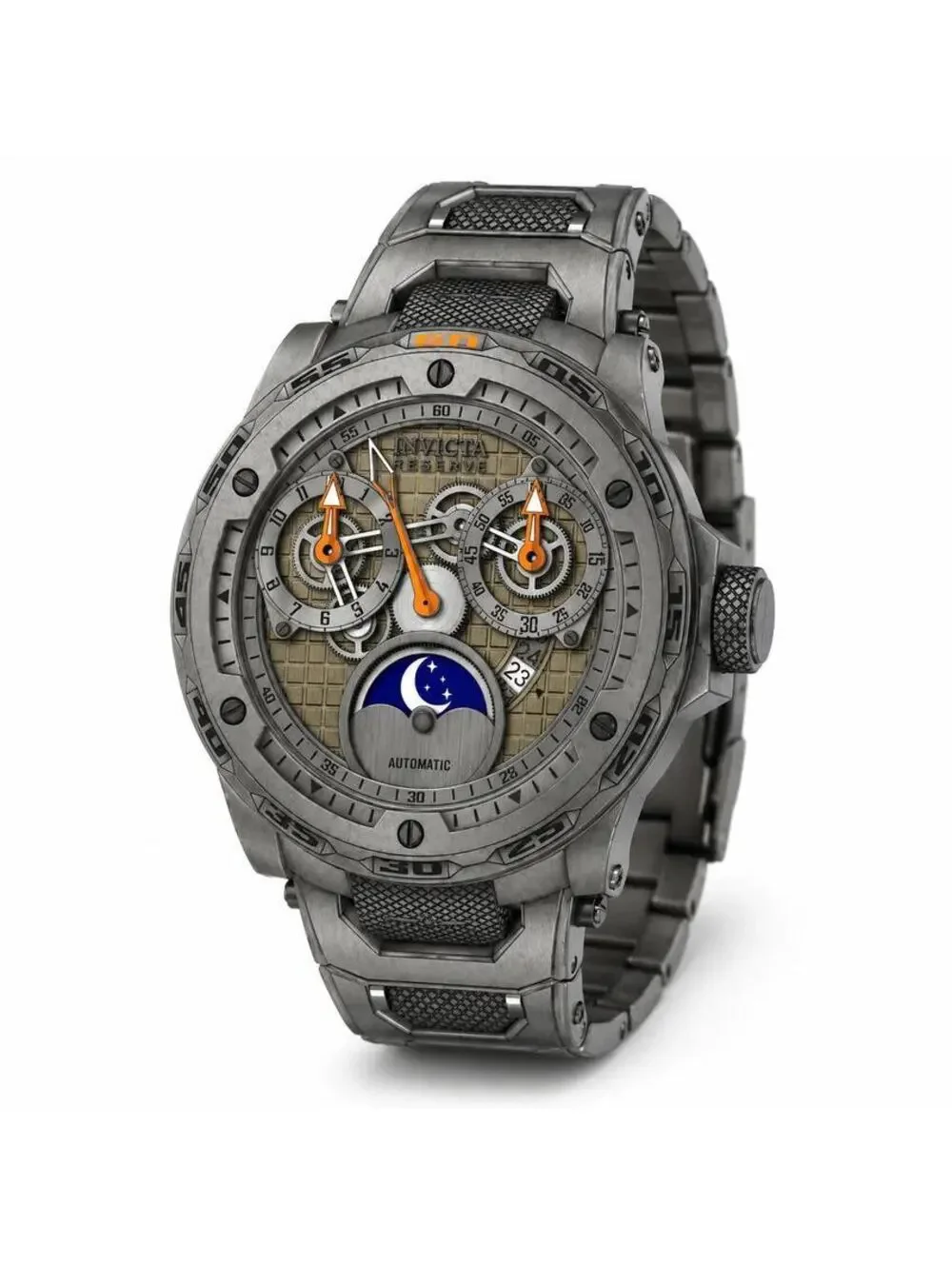 Invicta Eclipse Automatic Shot Blast Titanium 50mm (50036)